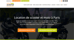 Desktop Screenshot of club-scooter-location.com