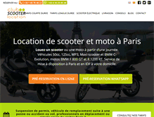 Tablet Screenshot of club-scooter-location.com